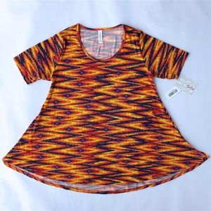 LuLaRoe Rainbow Perfect Tee - Size Small